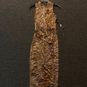 Tiger stripe dress NWT